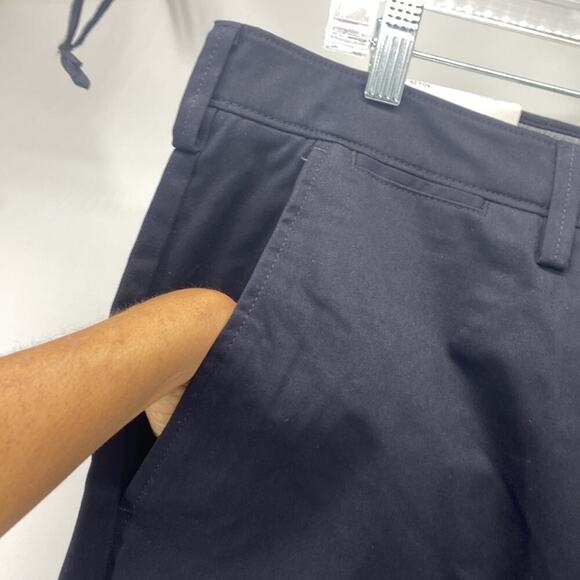 Croft and Barrow flat front pockets straight fit black chino 40x29 Office - Picture 3 of 6